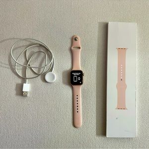 Apple Watch Series 5 GPS, 40mm Rose Gold Case with Pink Sport Band - S/M/L